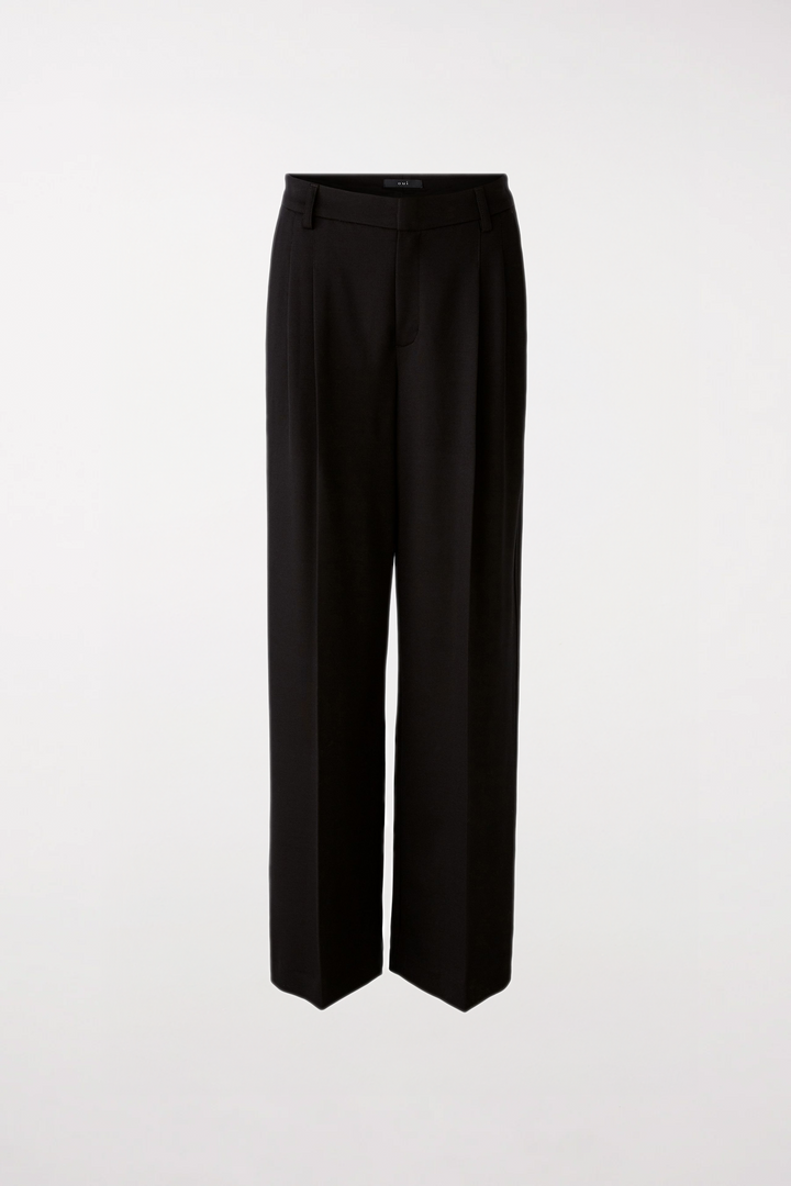【Anyone more】Keypin Black Washing Wide Pants KWB10303MavenWideLegPants-